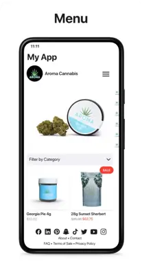 Aroma Cannabis android App screenshot 0